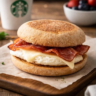 Reduced fat trkey bacon starbucks