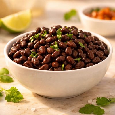 Reduced sodium black beans