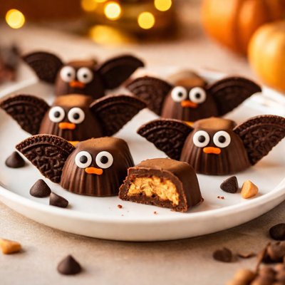 Reeces chocolate bat halloween bite size