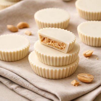 Reeces white peanut cups