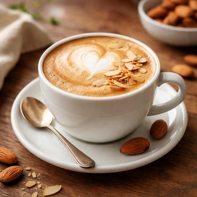 Regular almond cappuccino