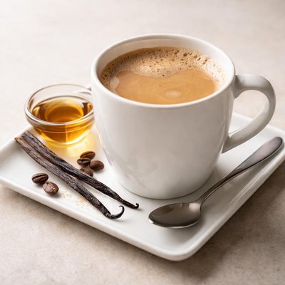 Regular coffee with vanilla shot