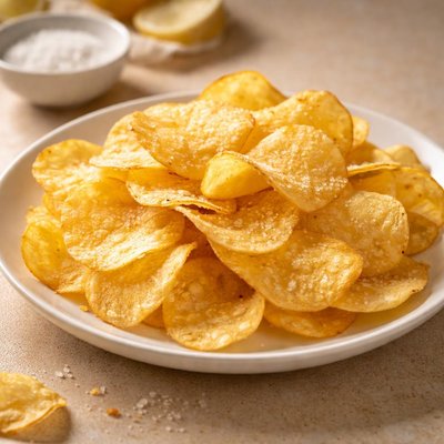 Regular salted crisps