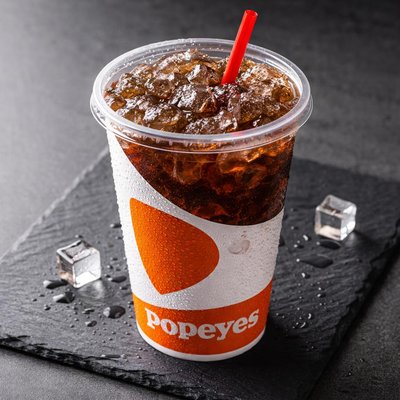Regulat size diet coke from popeyes