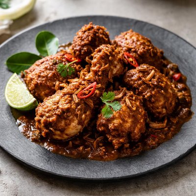 Rendang chicken