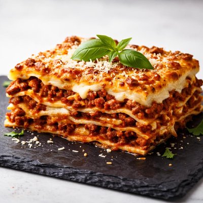 Restaurant lasagna