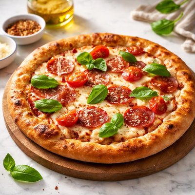 Restaurant pizza