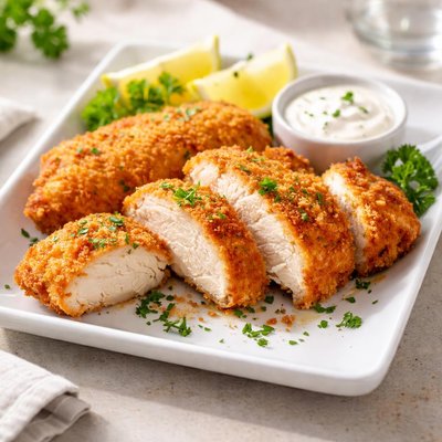 Restovana kureci prsa v testicku