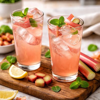 Rhabarbersaftschorle