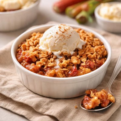 Rhubarb crisp