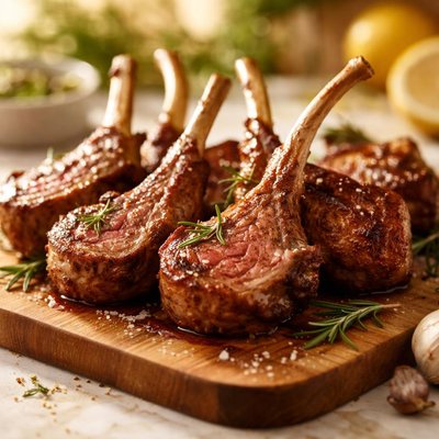 Rib lamb chops