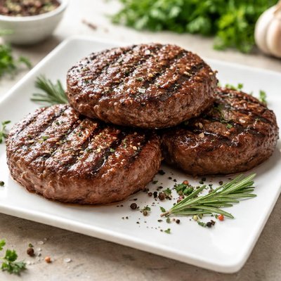 Ribeye hamburger patties