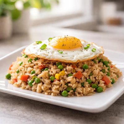 Rice and egg