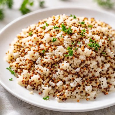 Rice and quinoa