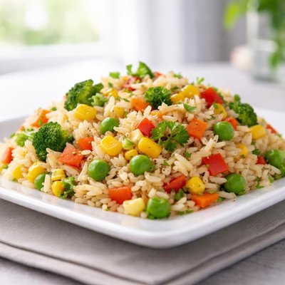 Rice and vegetable medley