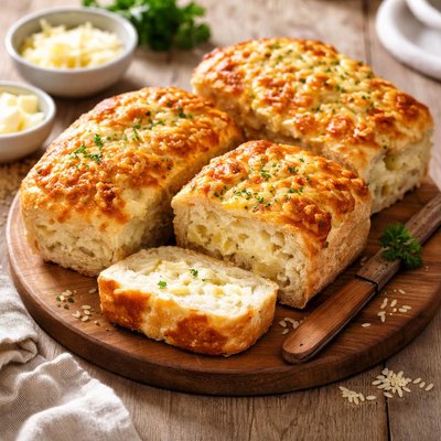 Rice bread with cheese