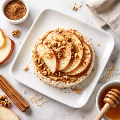 Rice cake apple cinnamon
