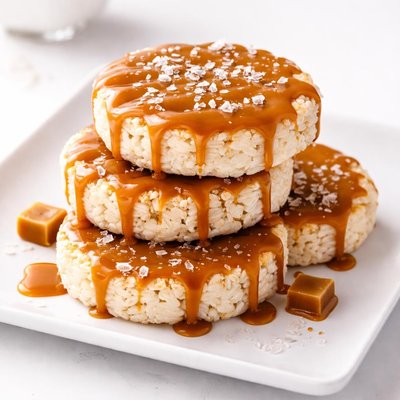 Rice cake carmel