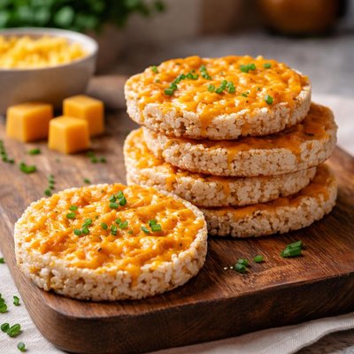 Rice cake cheddar