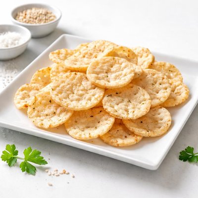 Rice cracker chips