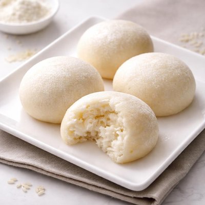 Rice flour bun