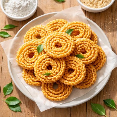 Rice flour murukku