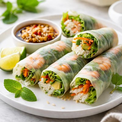 Rice paper roll
