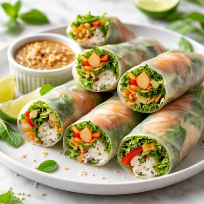 Rice paper rolls