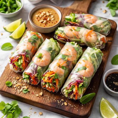 Rice paper wraps