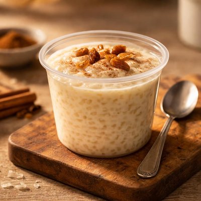 Rice pudding cup