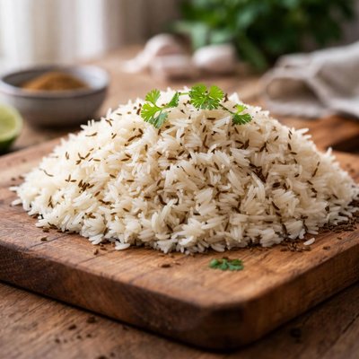Rice with cumin seeds