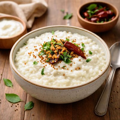 Rice with curd