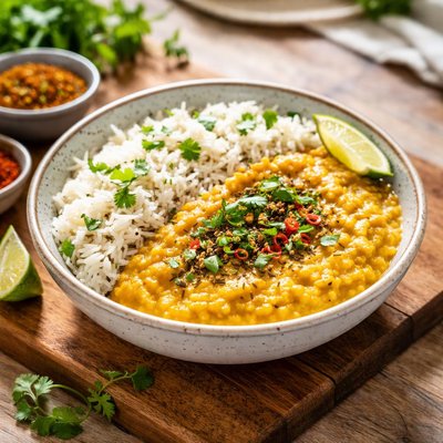 Rice with dhal