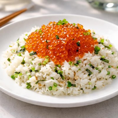 Rice with fish roe