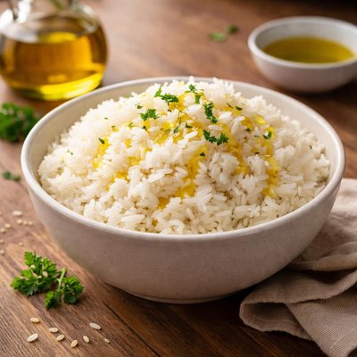 Rice with oil