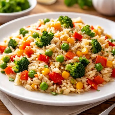 Rice with vegetables