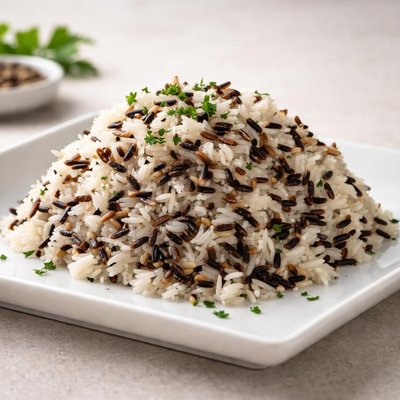 Rice with wild rice