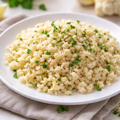 Riced cauliflower