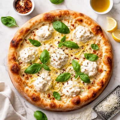 Ricotta pizza