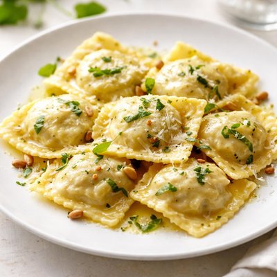 Ricotta ravioli