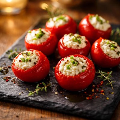 Ricotta stuffed piquante pepper
