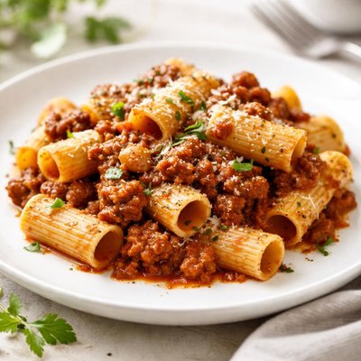 Rigatoni bolognese