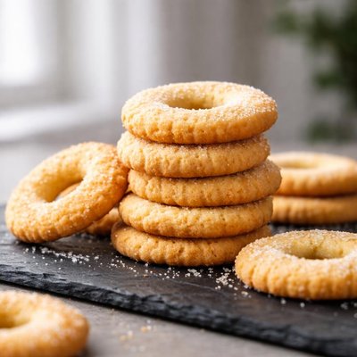 Ring-shaped cookies