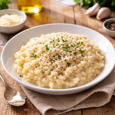 Risotto alfredo
