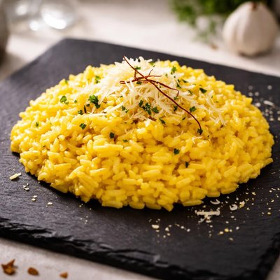 Risotto milanese