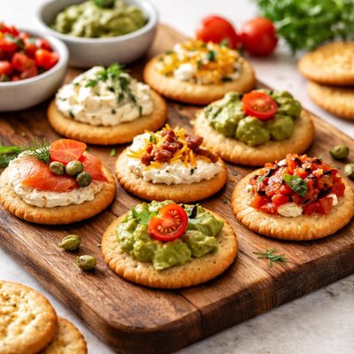 Ritz cracker topping