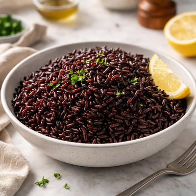 Riz noir de camargue cuit