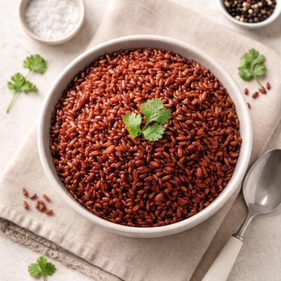 Riz rouge cuit