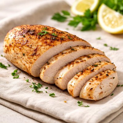 Roast chicken breast skinlrss