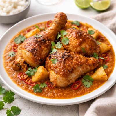 Roast chicken curry